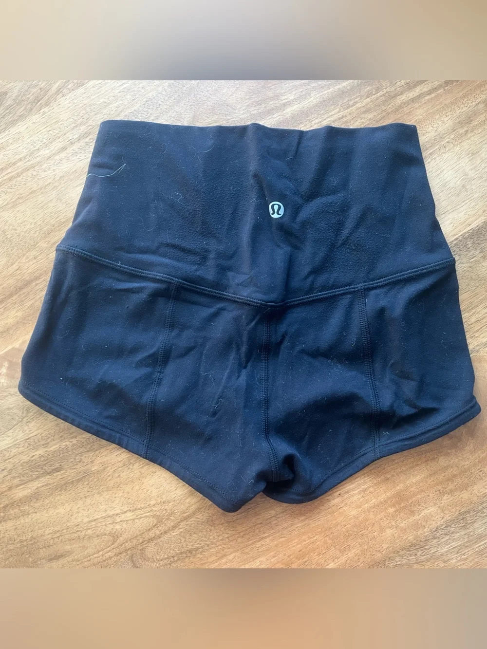 lululemon athletica Black High-Waist Bike Shorts